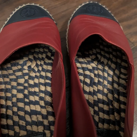 Tory Burch Red and Black Espadrilles - Picture 4 of 7